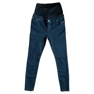 ASOS DESIGN Blue Black Maternity Ultimate Skinny Jeans, US6
